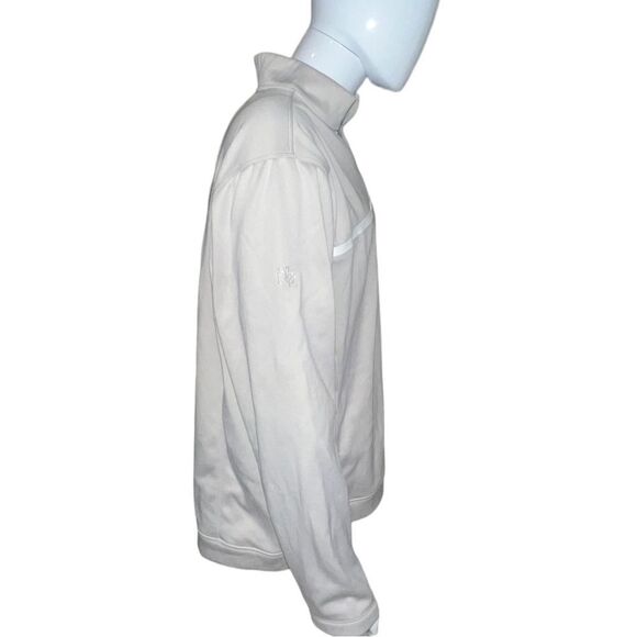 Nike Golf Tour Performance Half Zip Sweatshirt Cream Therma-Fit Mens Large EUC - Picture 4 of 8